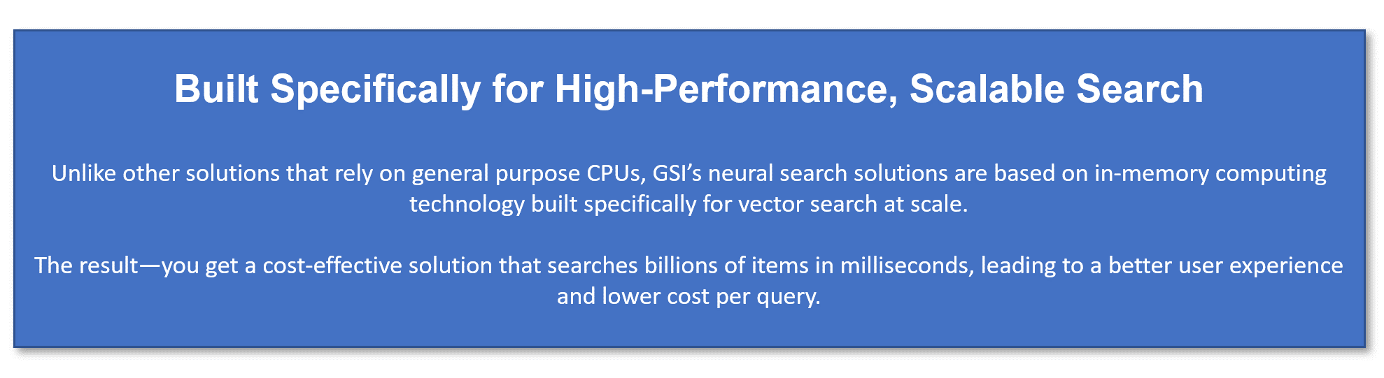 Neural Search Simplified...Built Specifically for High-Performance, Scalable Search